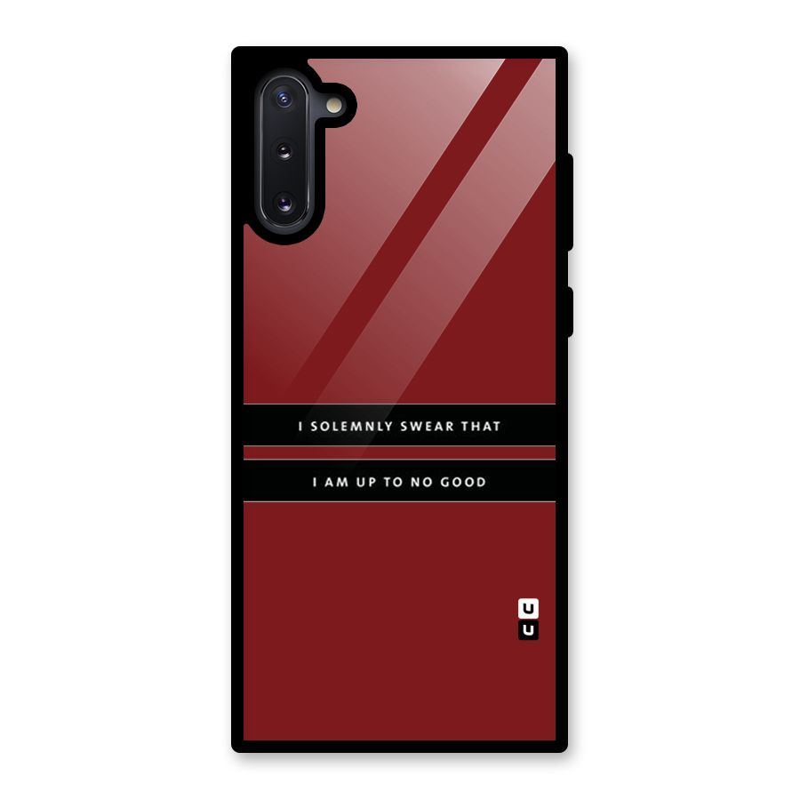 No Good Swear Glass Back Case for Galaxy Note 10