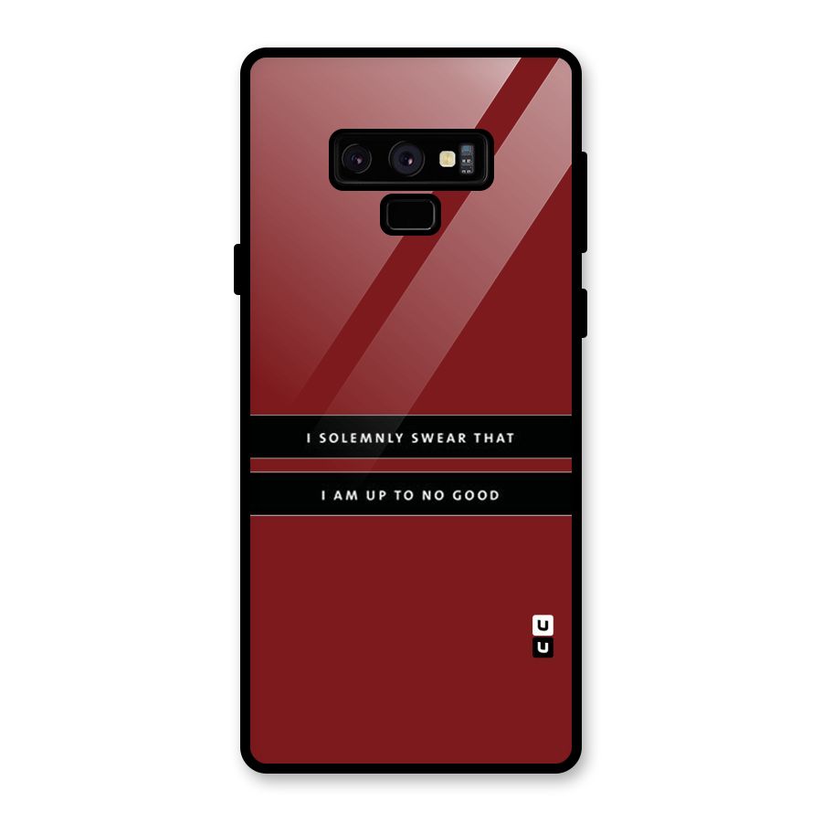 No Good Swear Glass Back Case for Galaxy Note 9