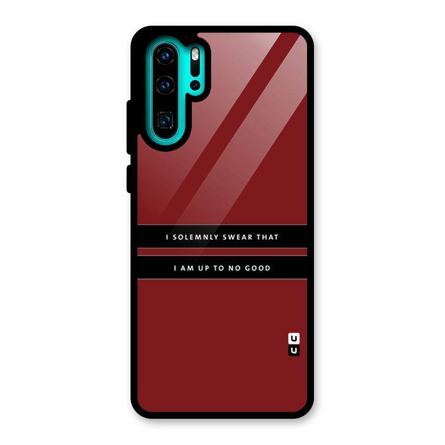 No Good Swear Glass Back Case for Huawei P30 Pro
