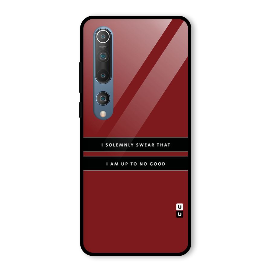 No Good Swear Glass Back Case for Mi 10