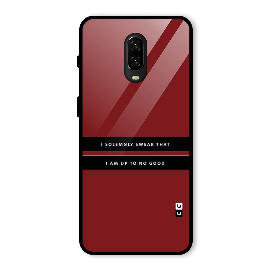 No Good Swear Glass Back Case for OnePlus 6T