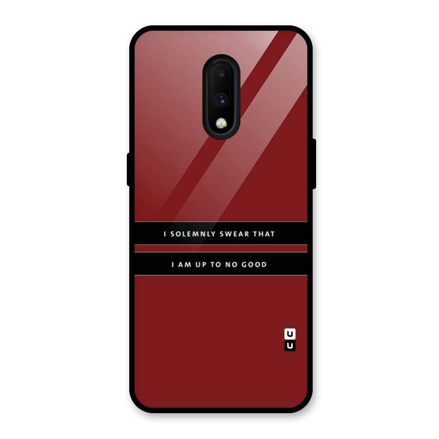No Good Swear Glass Back Case for OnePlus 7