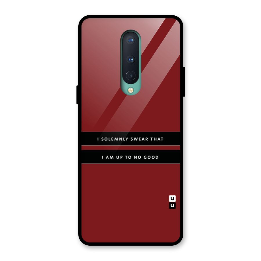 No Good Swear Glass Back Case for OnePlus 8