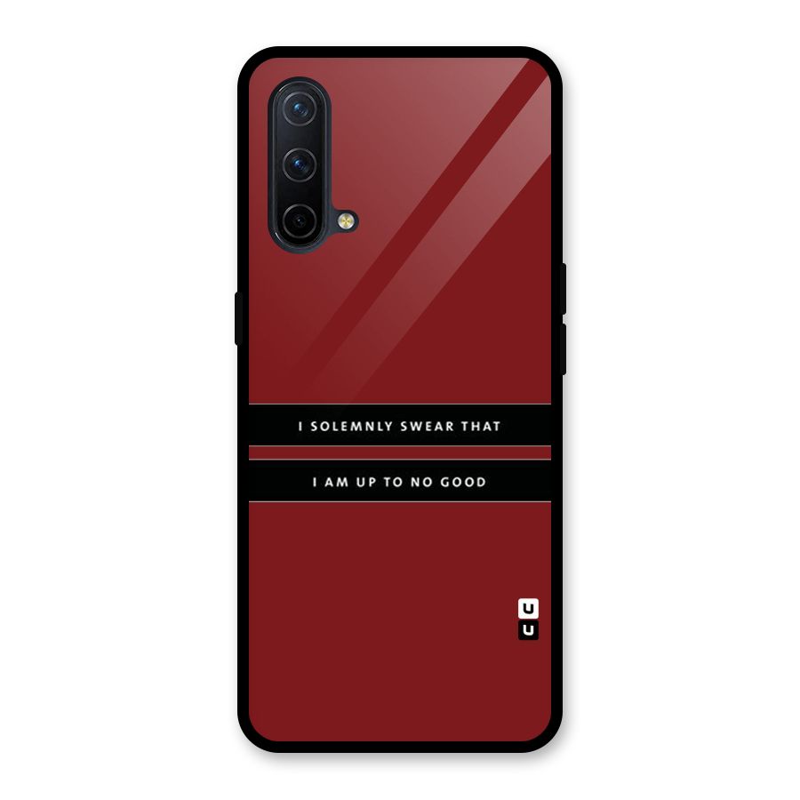 No Good Swear Glass Back Case for OnePlus Nord CE 5G