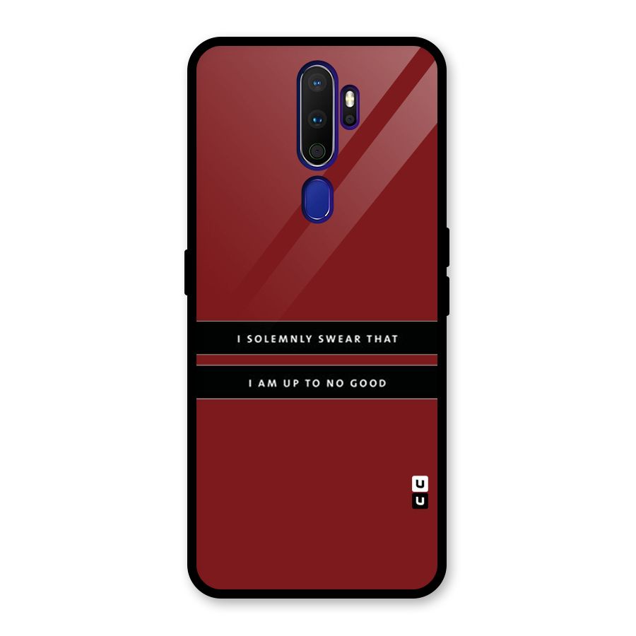 No Good Swear Glass Back Case for Oppo A9 (2020)