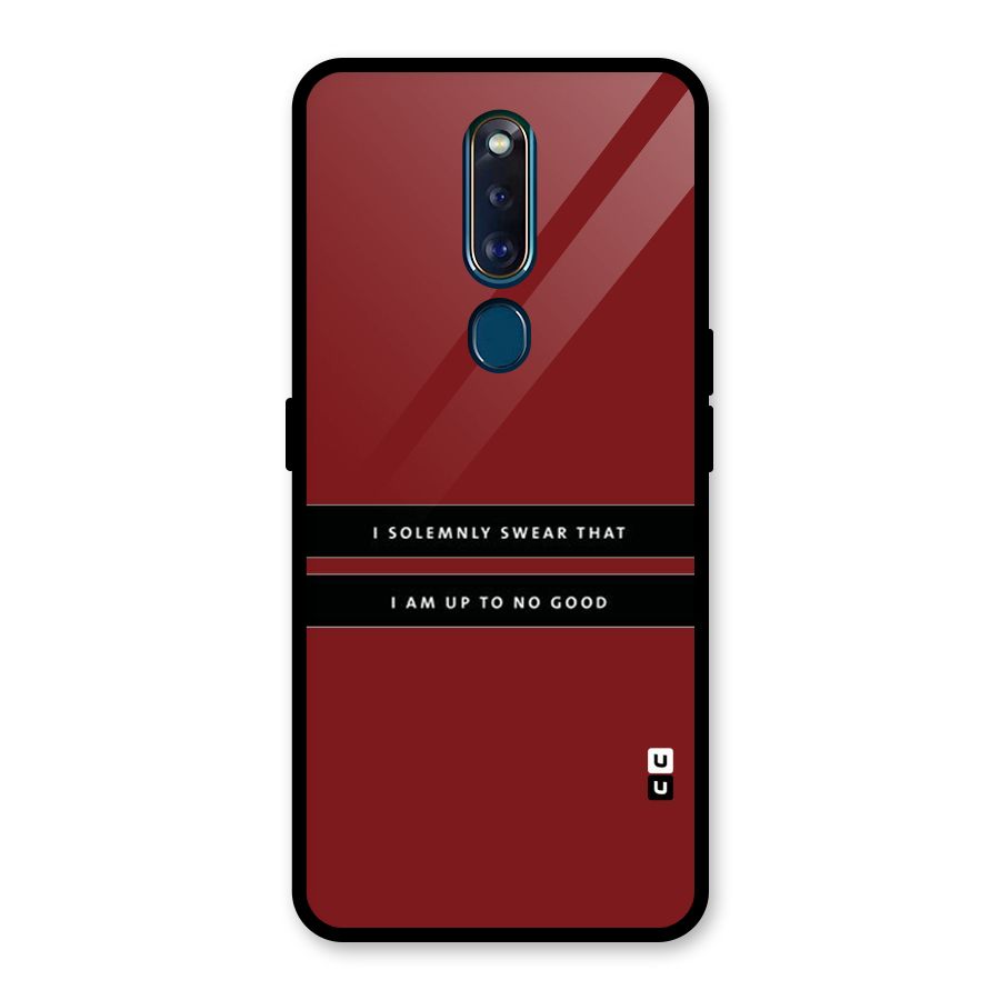 No Good Swear Glass Back Case for Oppo F11 Pro