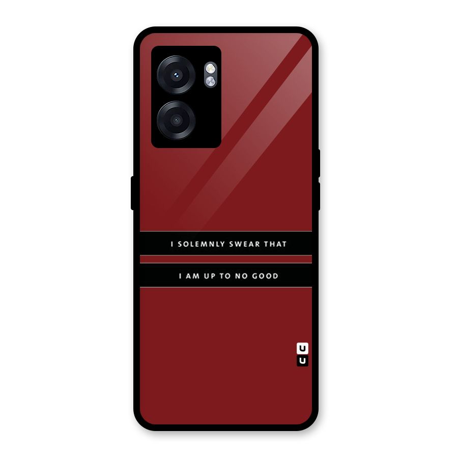 No Good Swear Glass Back Case for Oppo K10 (5G)