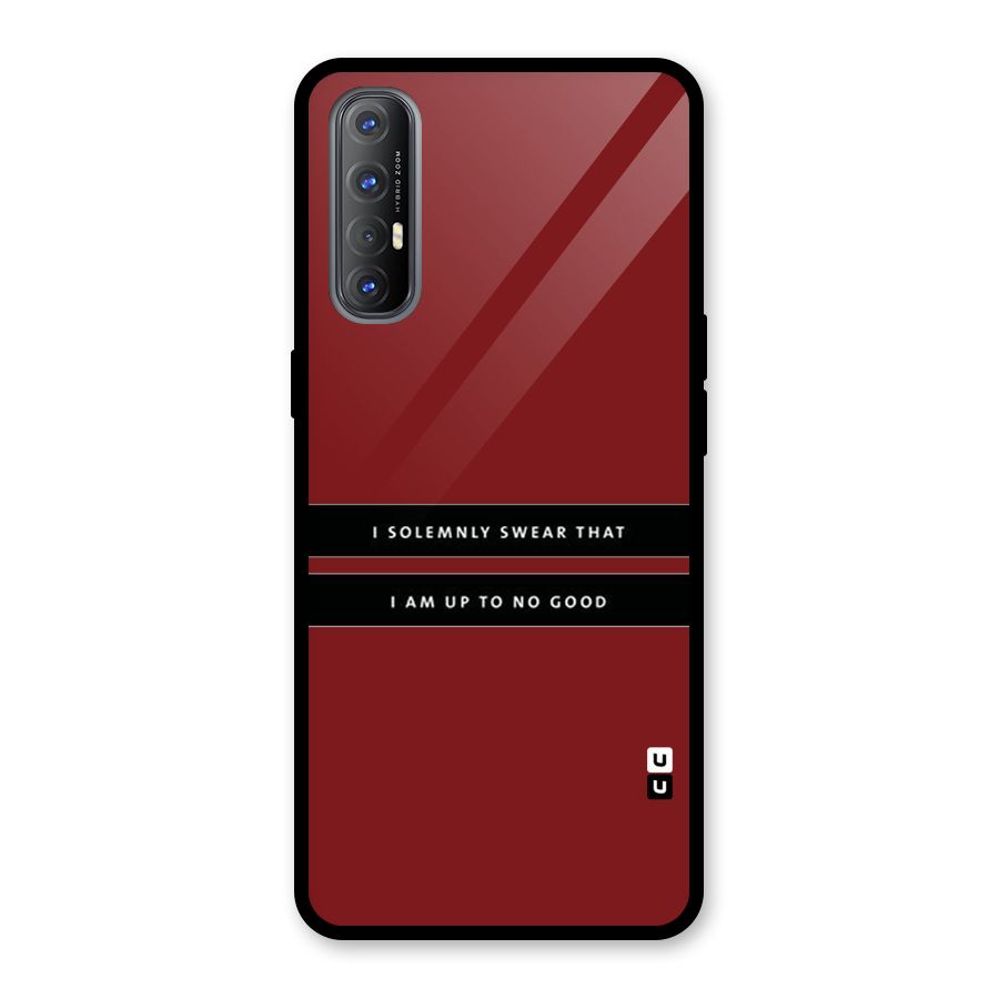 No Good Swear Glass Back Case for Oppo Reno3 Pro