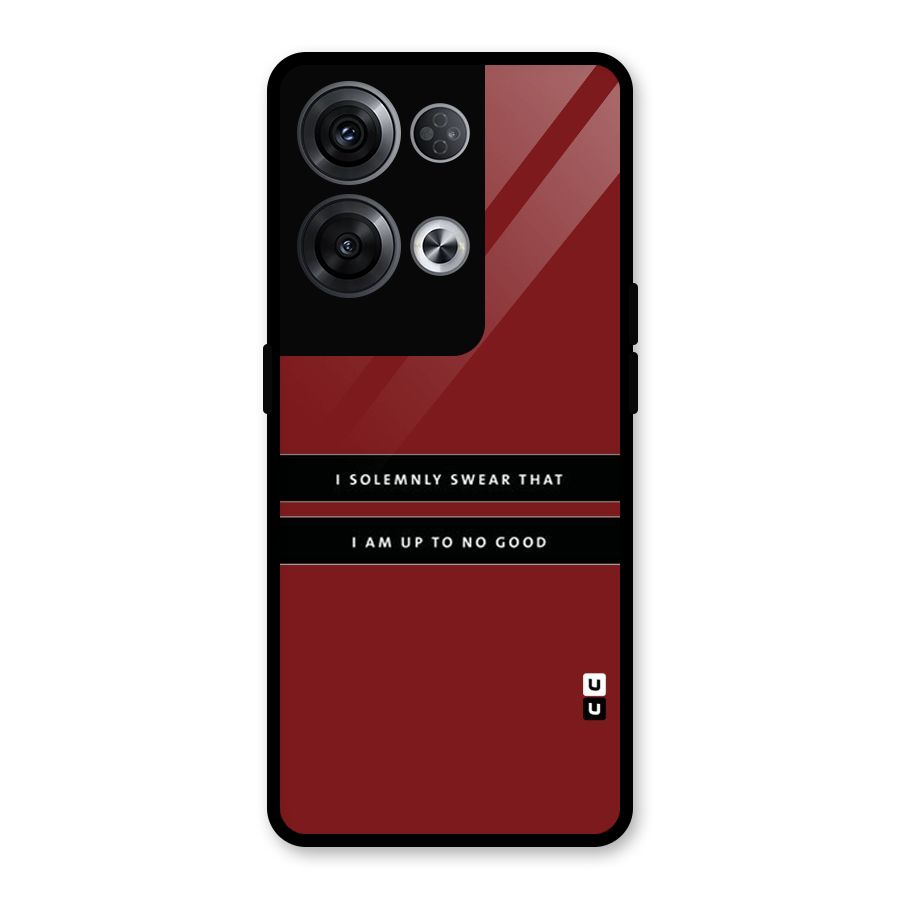 No Good Swear Glass Back Case for Oppo Reno8 Pro 5G