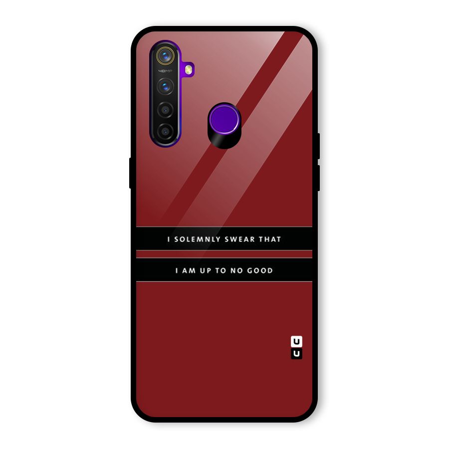 No Good Swear Glass Back Case for Realme 5 Pro