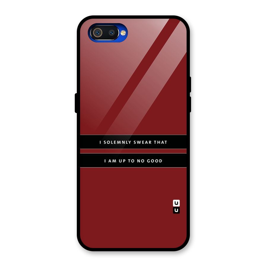 No Good Swear Glass Back Case for Realme C2