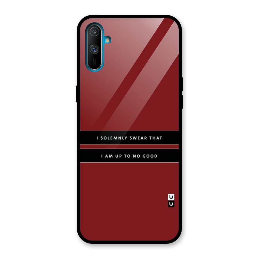No Good Swear Glass Back Case for Realme C3