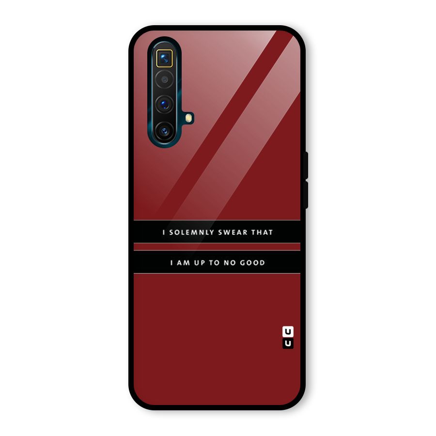 No Good Swear Glass Back Case for Realme X3 SuperZoom