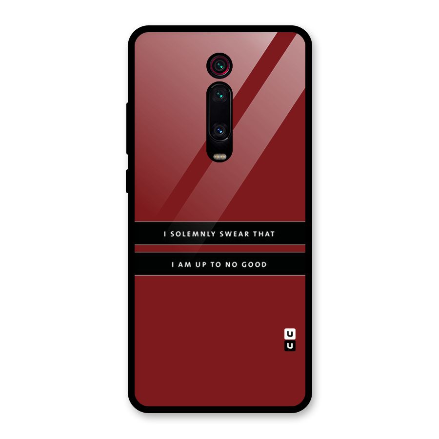 No Good Swear Glass Back Case for Redmi K20 Pro