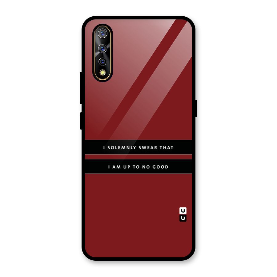 No Good Swear Glass Back Case for Vivo S1