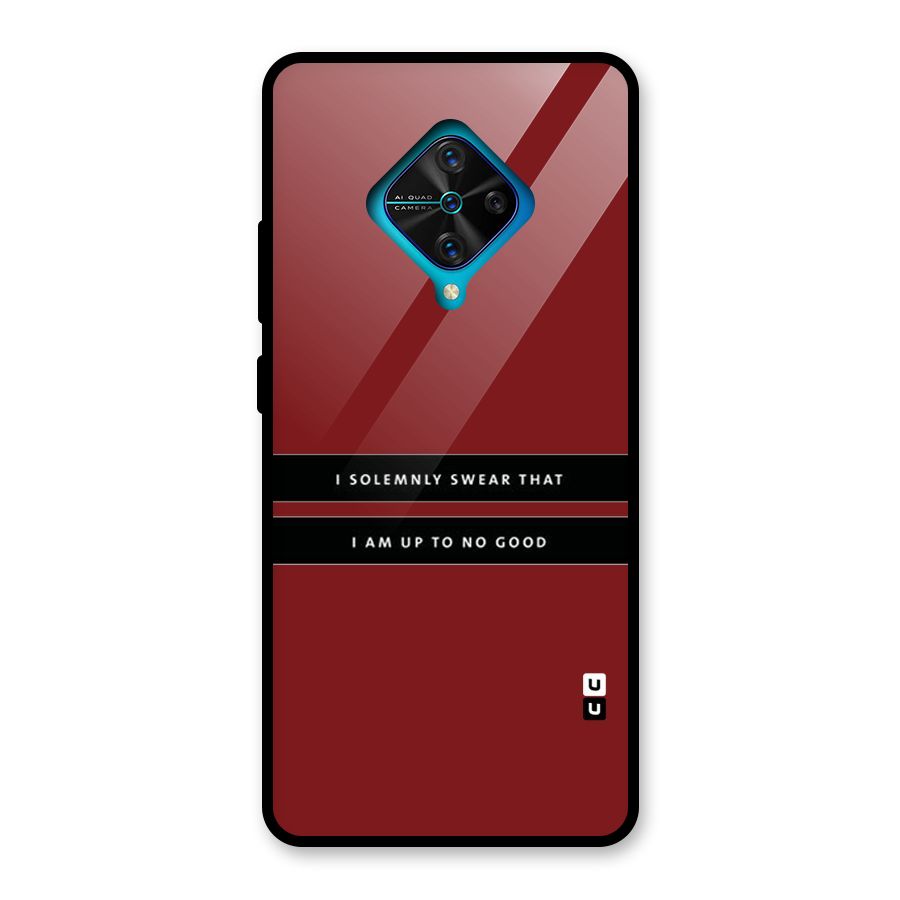 No Good Swear Glass Back Case for Vivo S1 Pro