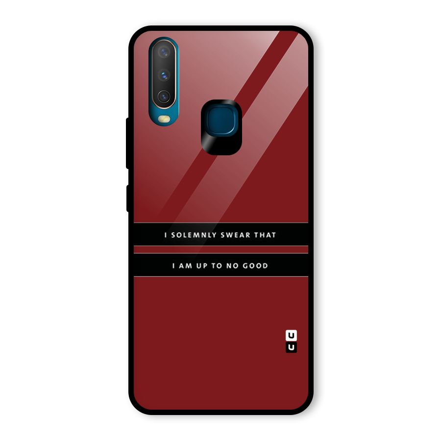 No Good Swear Glass Back Case for Vivo U10