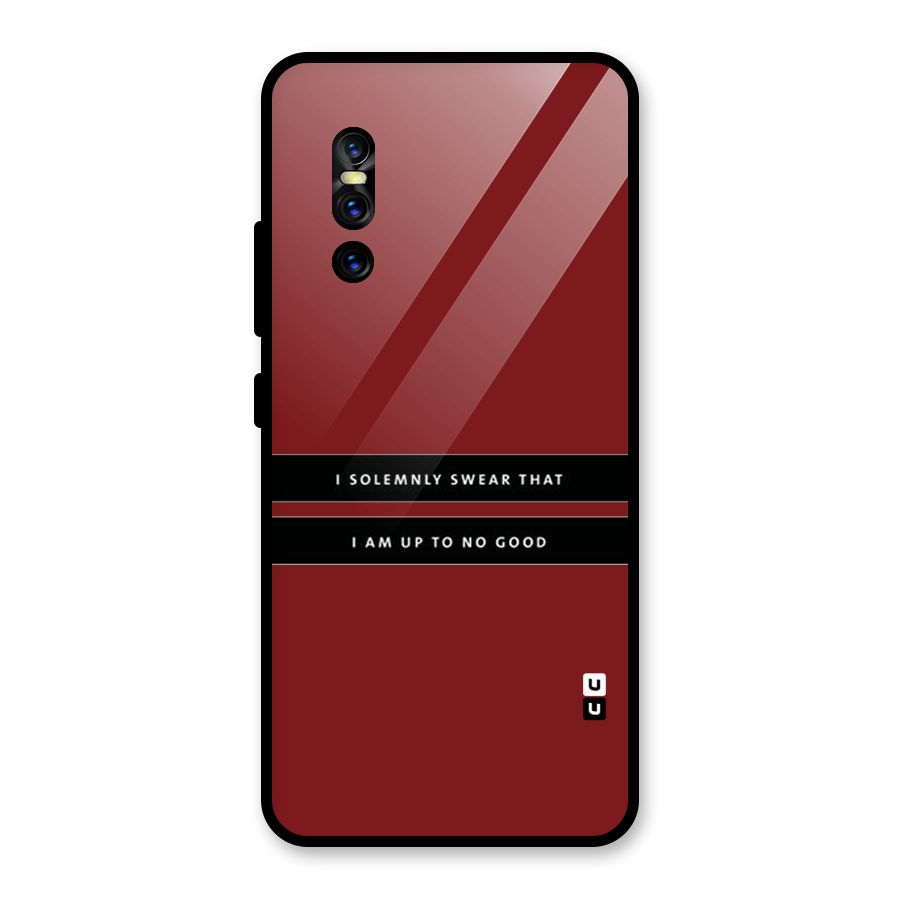 No Good Swear Glass Back Case for Vivo V15 Pro