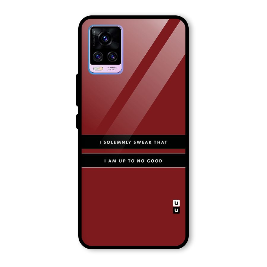 No Good Swear Glass Back Case for Vivo V20 Pro