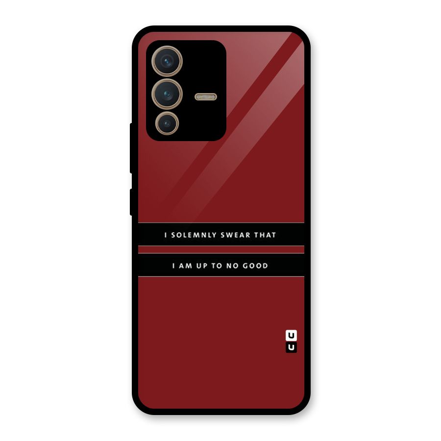 No Good Swear Glass Back Case for Vivo V23 5G