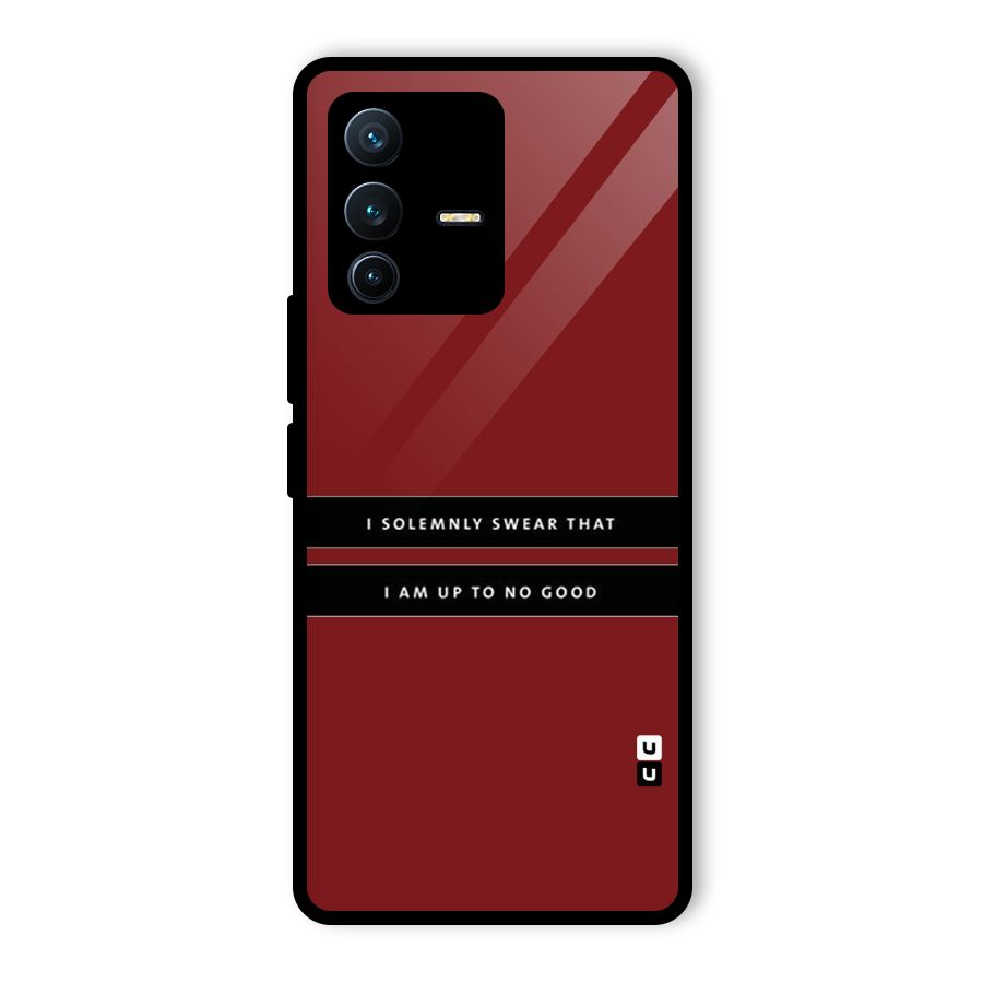 No Good Swear Glass Back Case for Vivo V23 Pro