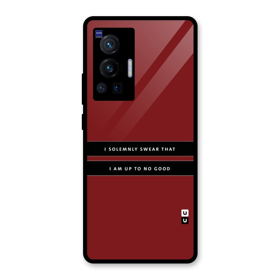No Good Swear Glass Back Case for Vivo X70 Pro