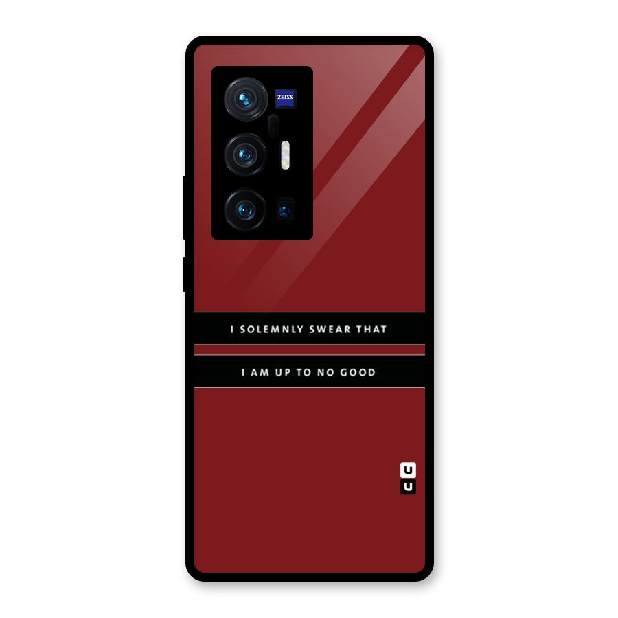 No Good Swear Glass Back Case for Vivo X70 Pro Plus