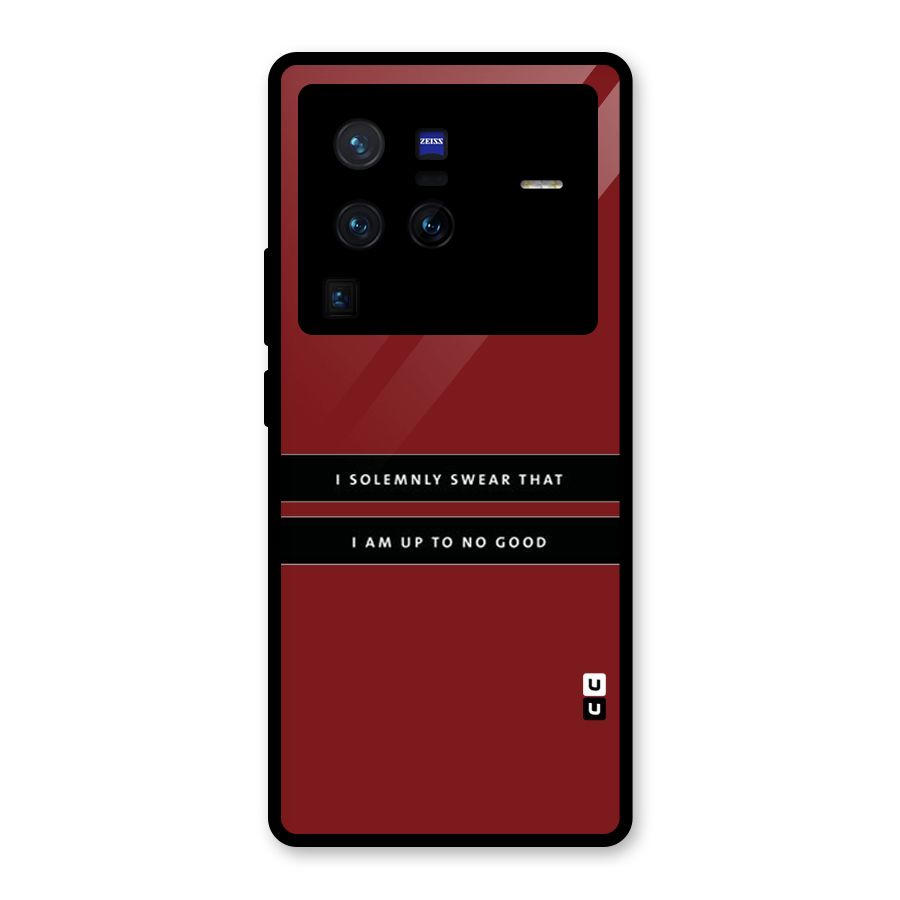 No Good Swear Glass Back Case for Vivo X80 Pro