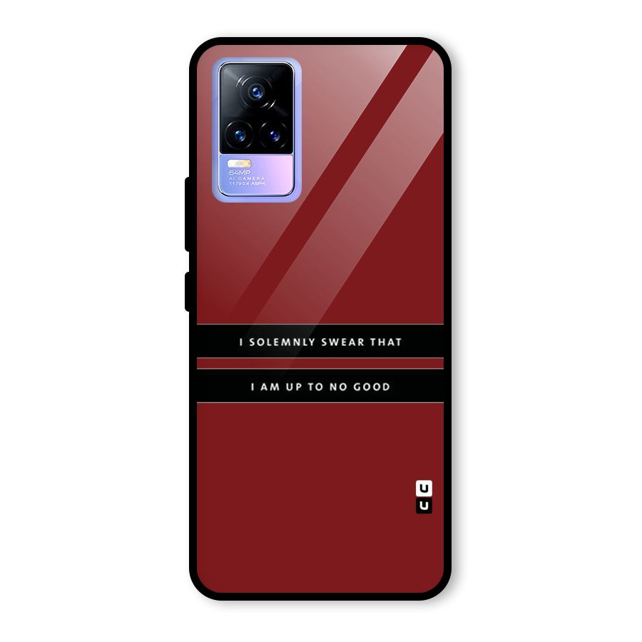 No Good Swear Glass Back Case for Vivo Y73