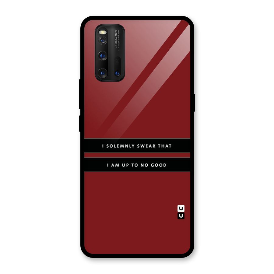 No Good Swear Glass Back Case for Vivo iQOO 3