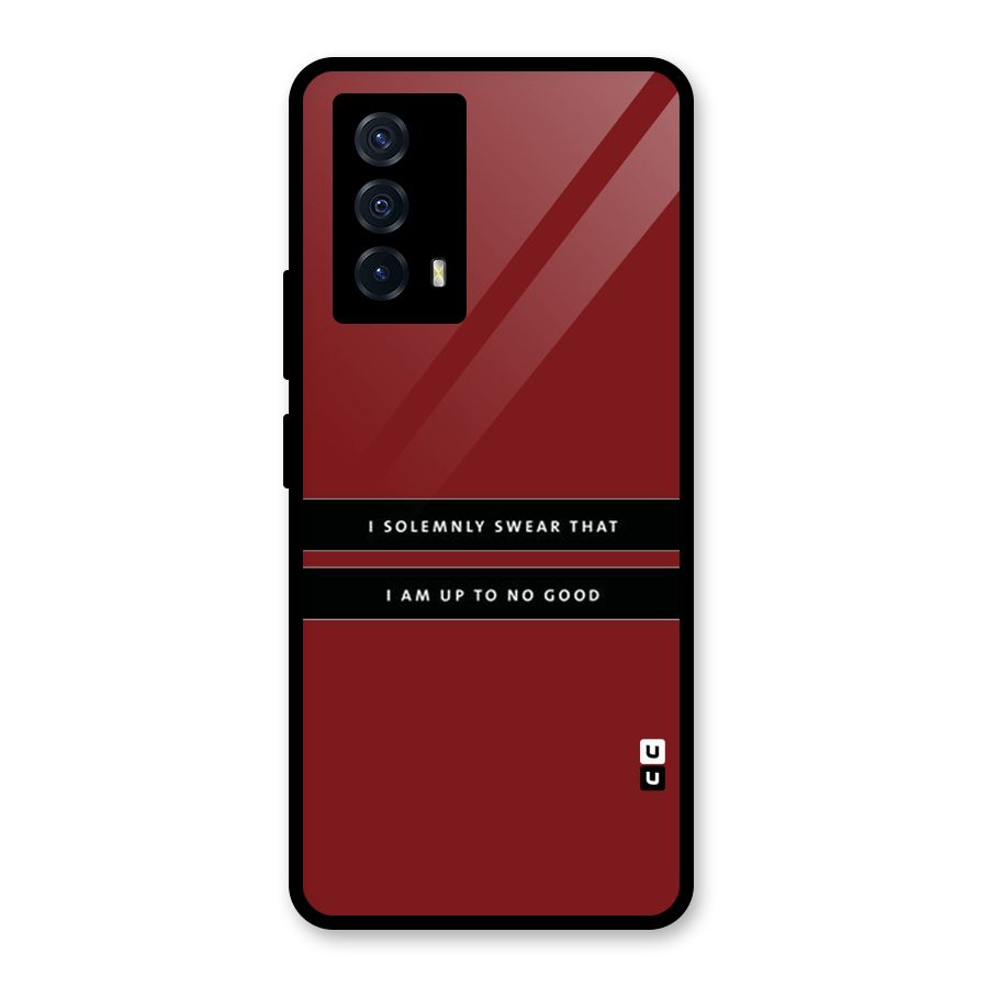 No Good Swear Glass Back Case for Vivo iQOO Z5