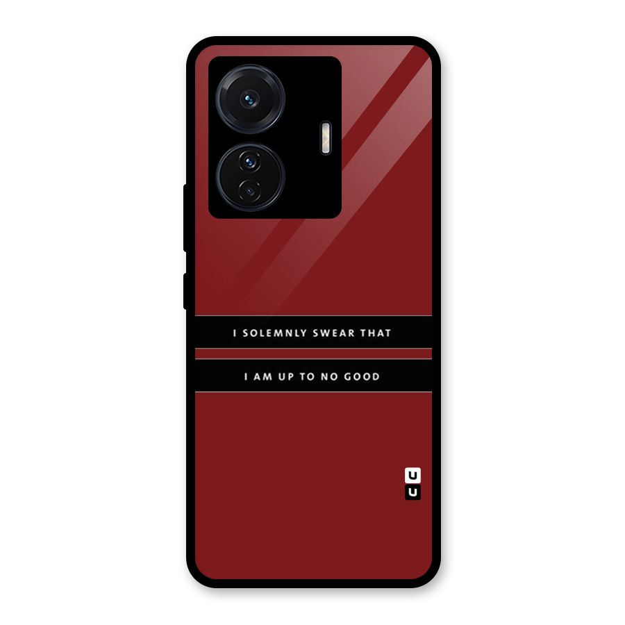 No Good Swear Glass Back Case for Vivo iQOO Z6 Pro