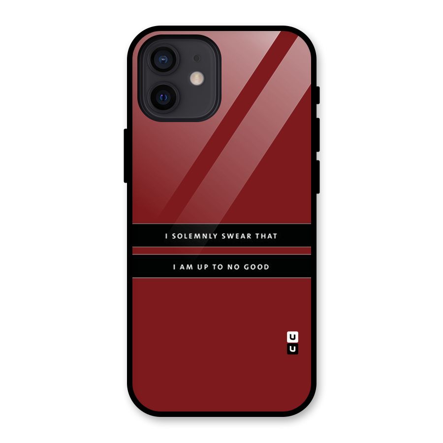 No Good Swear Glass Back Case for iPhone 12