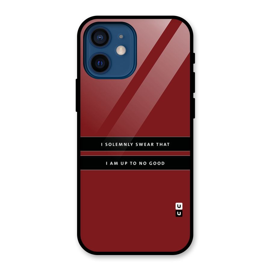 No Good Swear Glass Back Case for iPhone 12 Mini