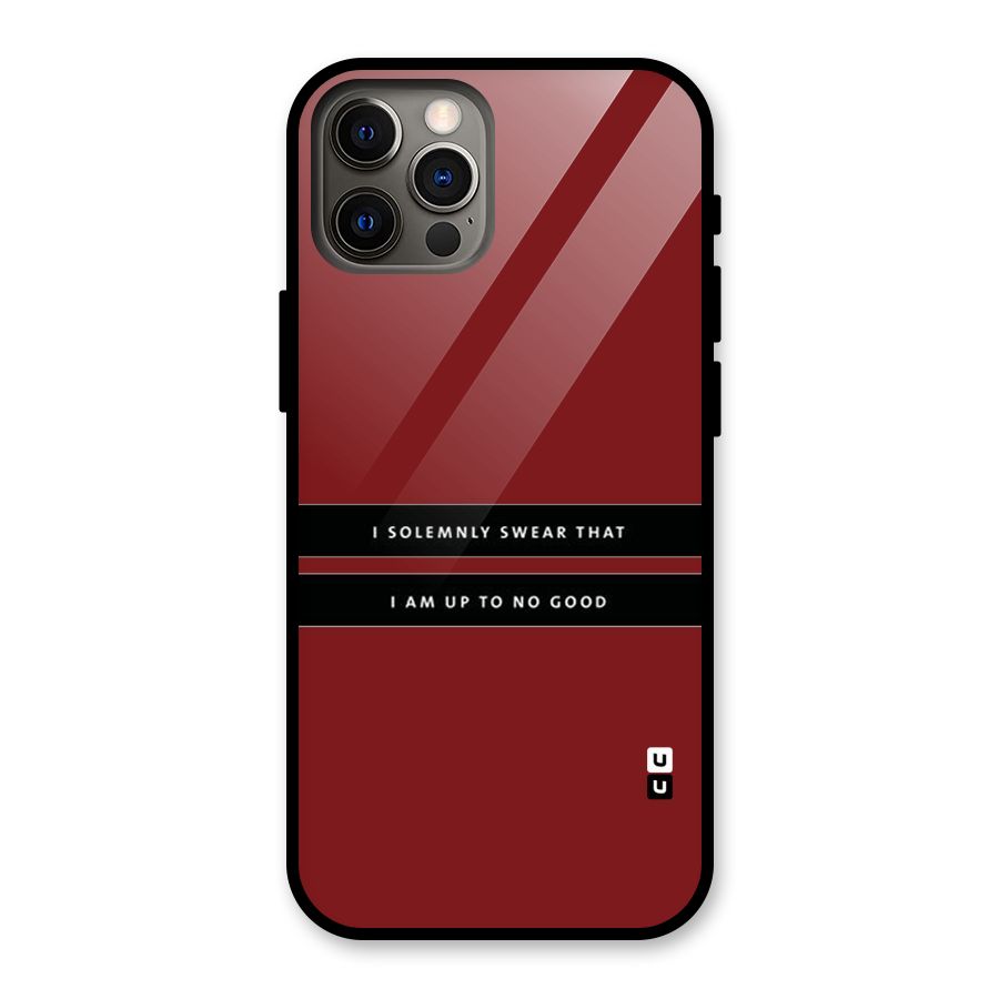 No Good Swear Glass Back Case for iPhone 12 Pro