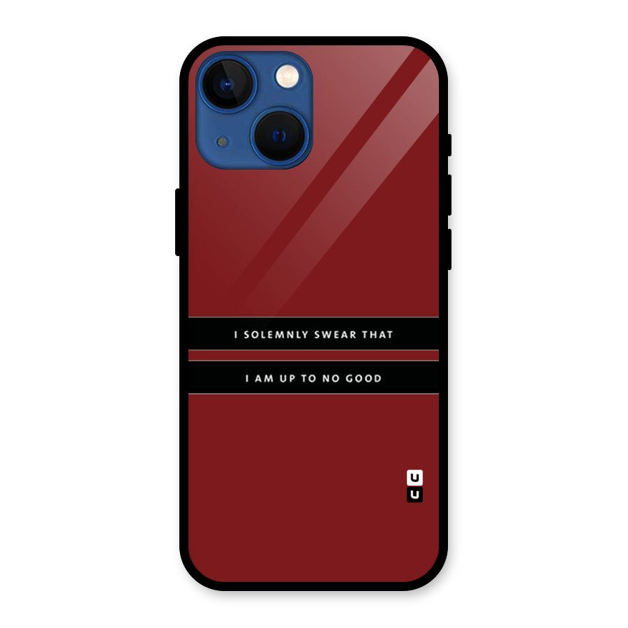 No Good Swear Glass Back Case for iPhone 13 Mini