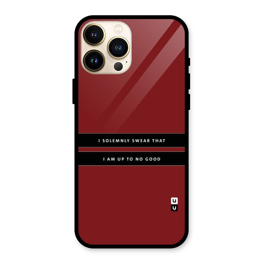 No Good Swear Glass Back Case for iPhone 13 Pro Max