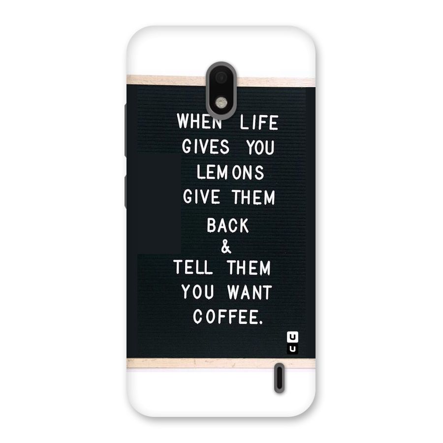 No Lemon Only Coffee Back Case for Nokia 2.2