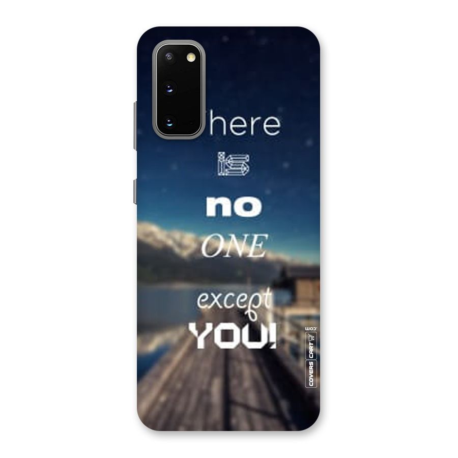 No One But You Back Case for Galaxy S20