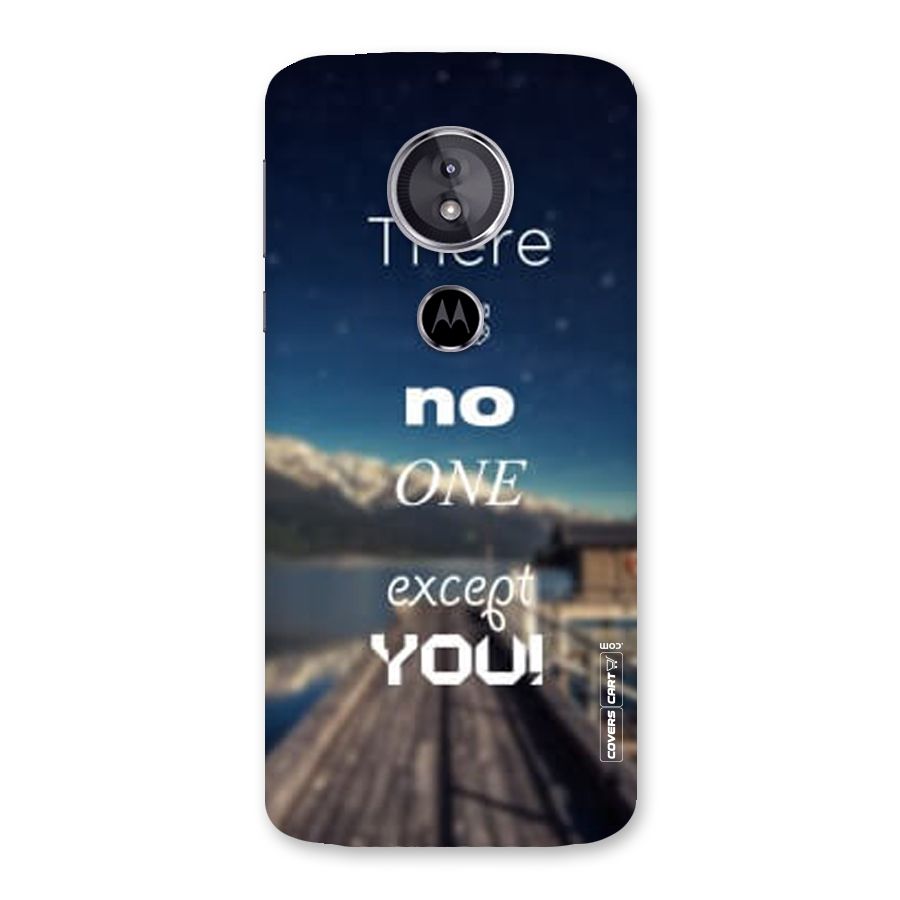 No One But You Back Case for Moto E5