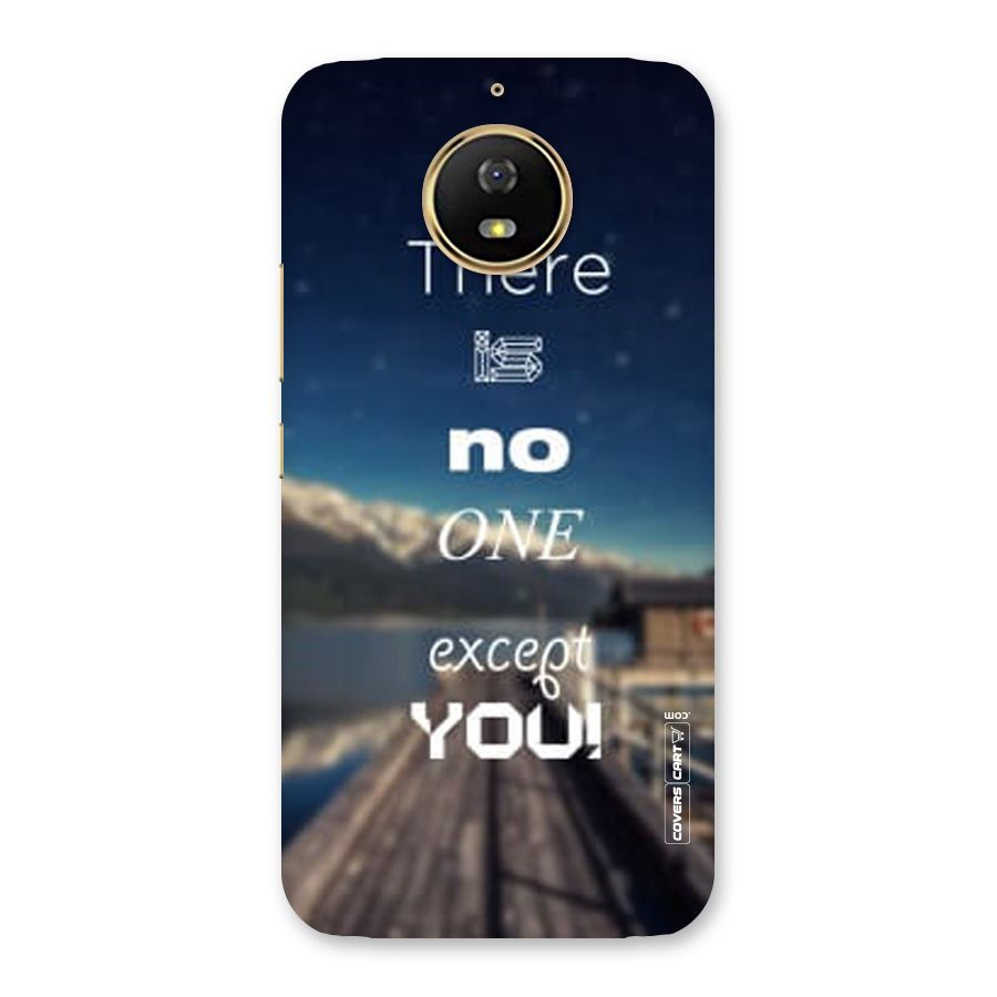 No One But You Back Case for Moto G5s