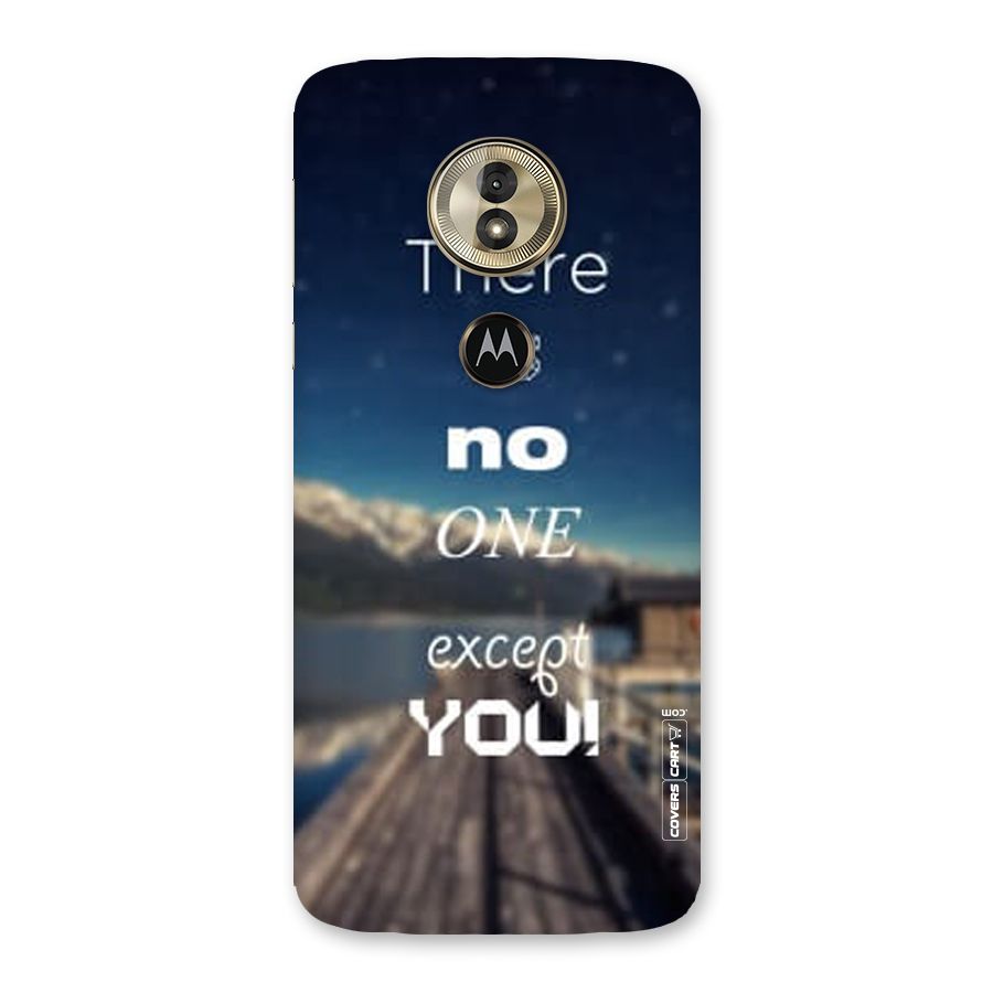 No One But You Back Case for Moto G6 Play