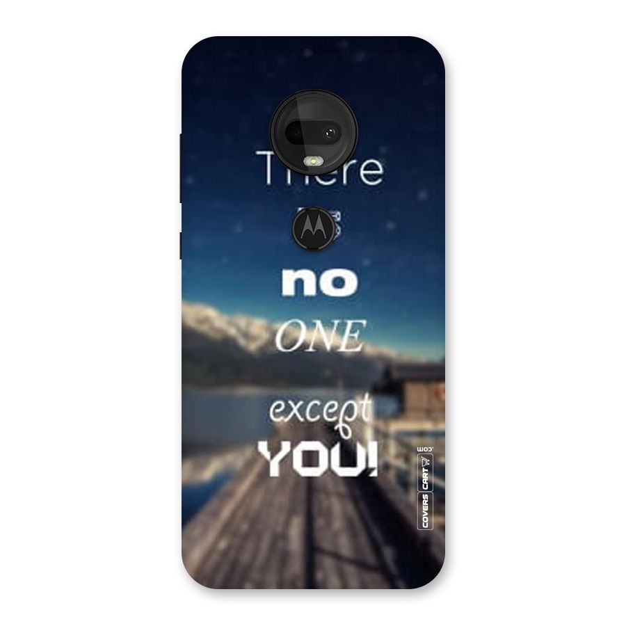 No One But You Back Case for Moto G7