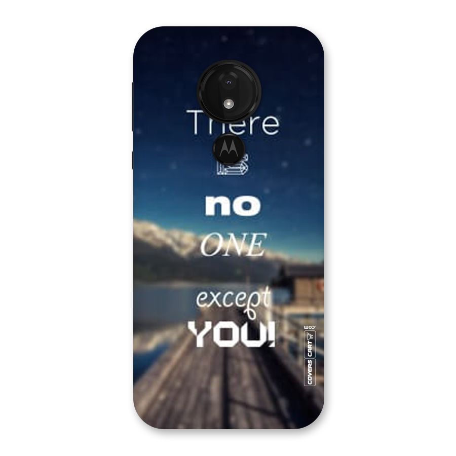 No One But You Back Case for Moto G7 Power