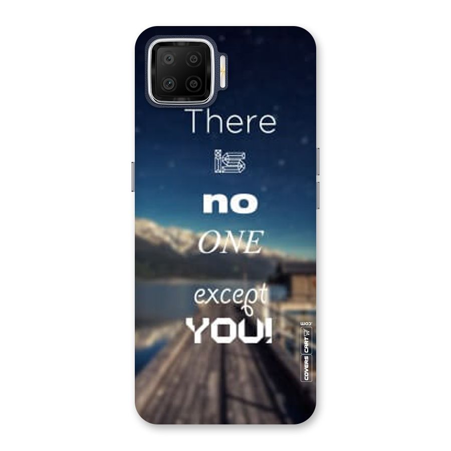 No One But You Back Case for Oppo F17