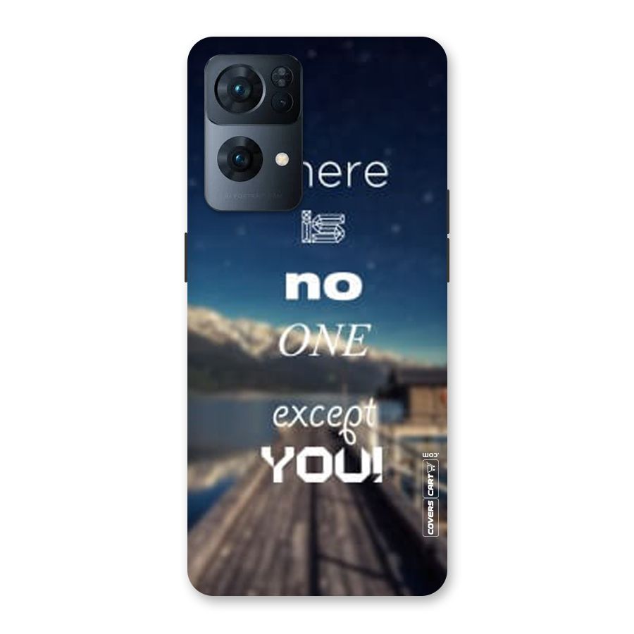 No One But You Back Case for Oppo Reno7 Pro 5G
