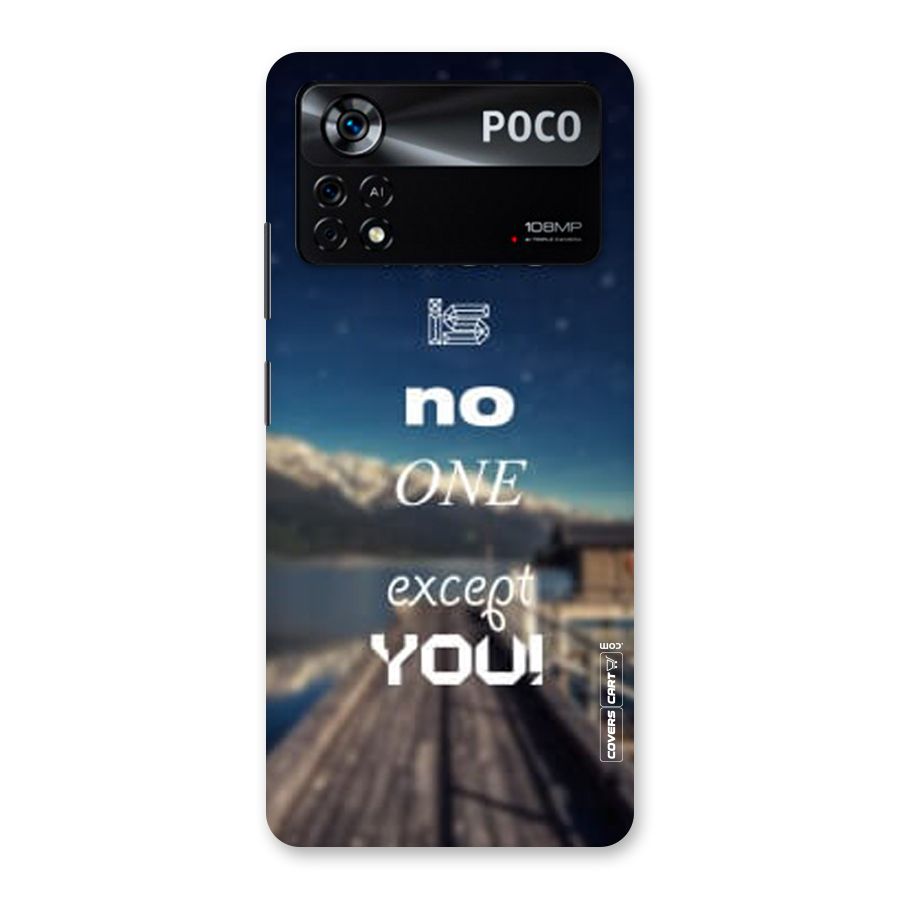 No One But You Back Case for Poco X4 Pro 5G