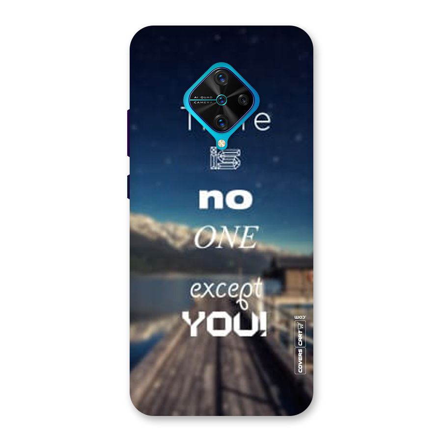 No One But You Back Case for Vivo S1 Pro