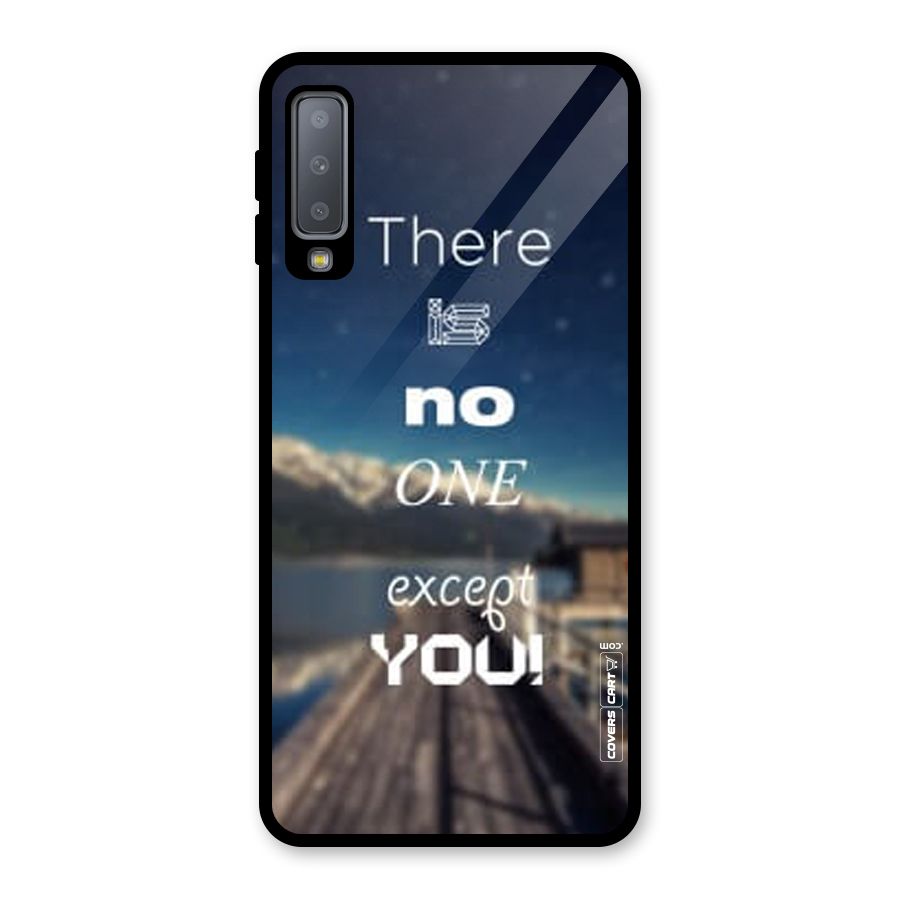 No One But You Glass Back Case for Galaxy A7 (2018)