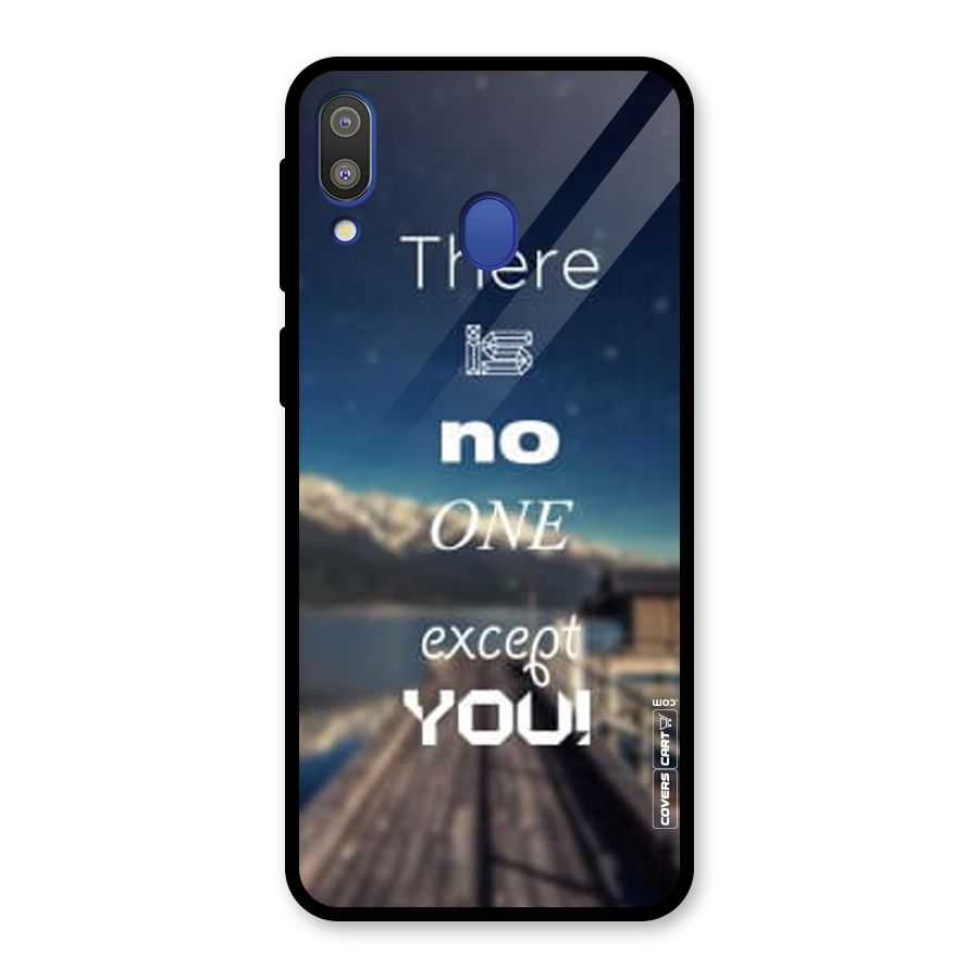 No One But You Glass Back Case for Galaxy M20